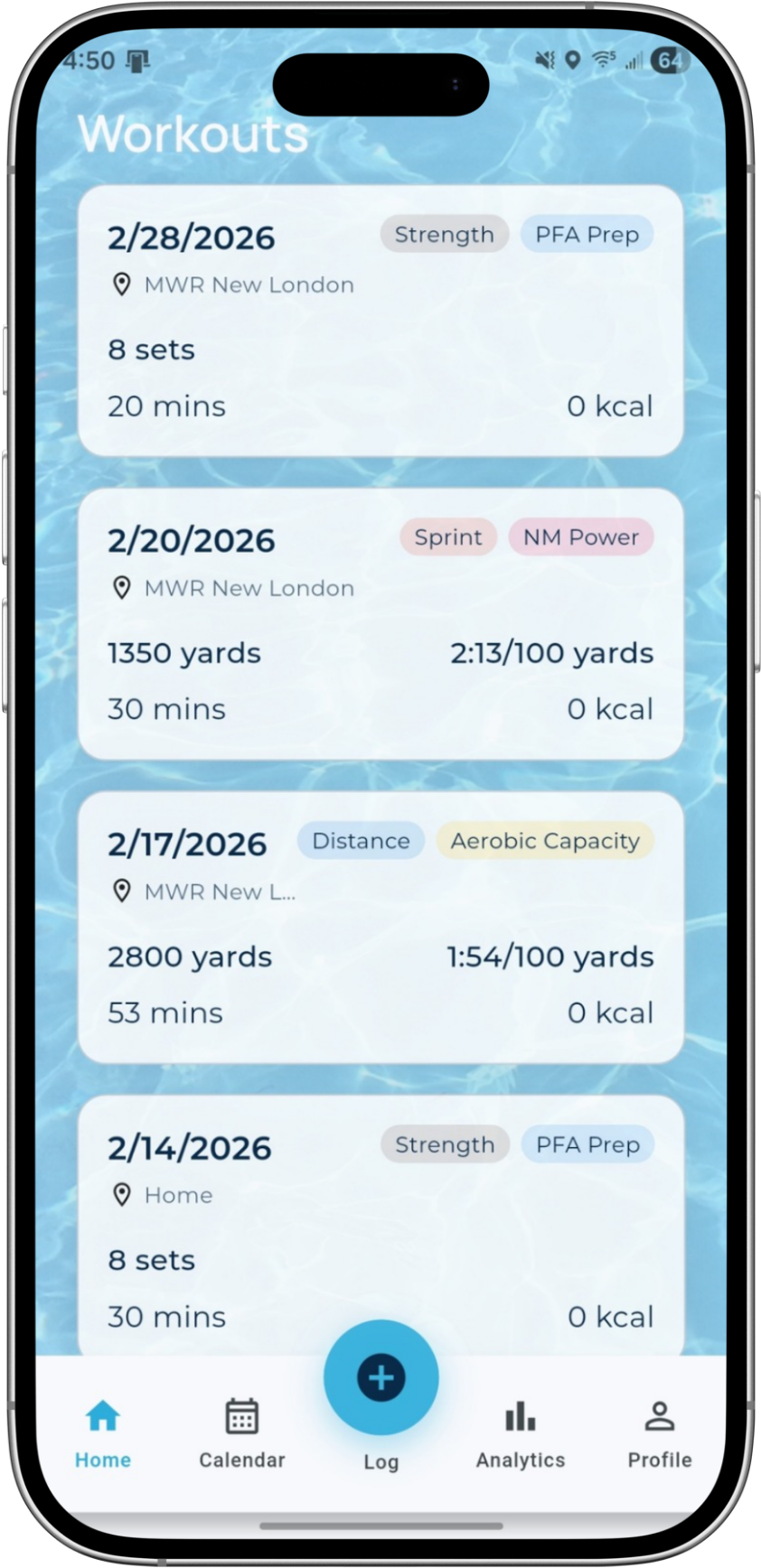 Home screen preview