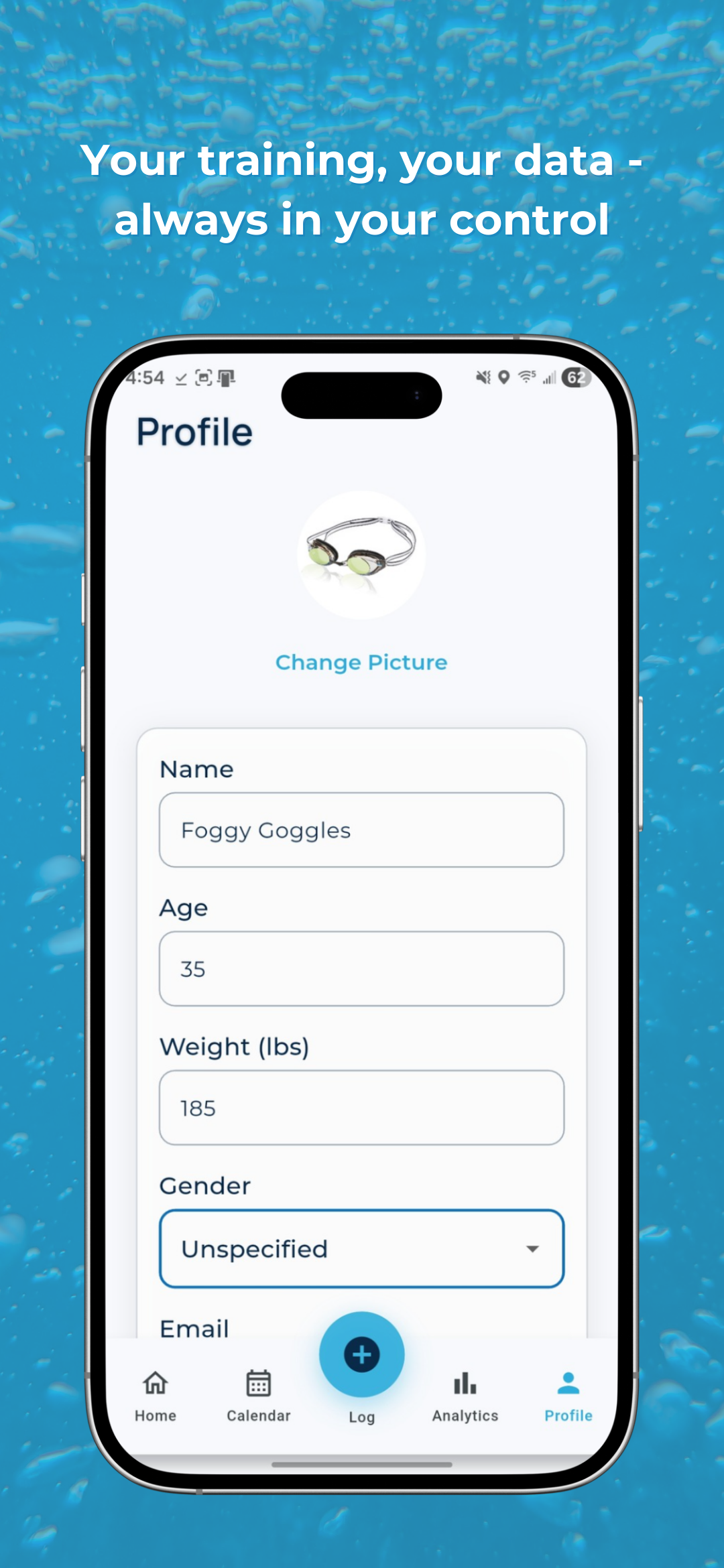Profile screenshot